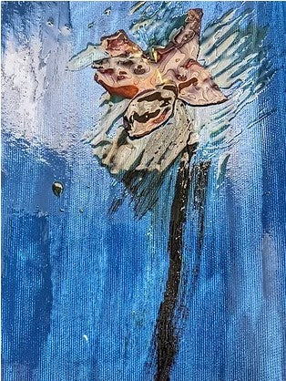 אורנה אוריין | Orna Oryan, Acrylic on canvas, 30 by 15 cm