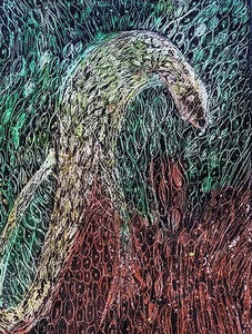אורנה אוריין | Orna Oryan,  acrylic and panda, 40 by 30 cm