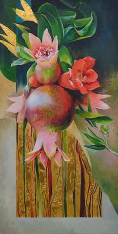 בלה מריאין  | Bella Meriin, Oil on canvas, 100 by 50 cm