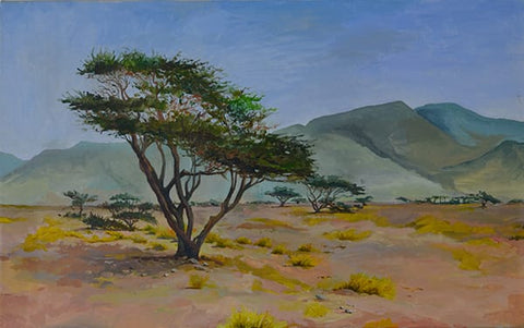 בלה מריאין  | Bella Meriin, Oil on canvas, 50 by 80 cm