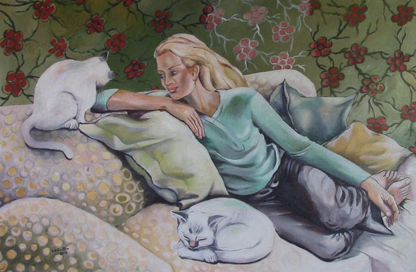 ליאורה קולטון | Liora Kolton, acrylic on canvas 80 by 120 cm