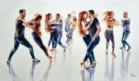 אירנה ראיין | Irena Rain, oil on canvas, 80 by 100 cm