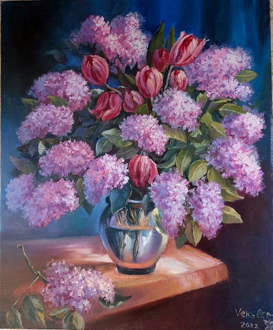 טניה שירלי וקסלר |Tanya Shirley Veksler, oil on canvas , 60 by 50 cm