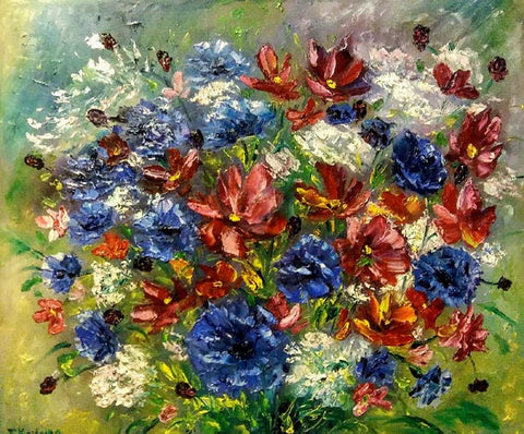 טטיאנה קרילובה  | Tatiana Krilova, oil on canvas, 60 by 50 cm