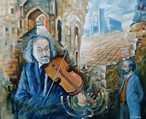 יבגני גופמן | Evgeny Gofman, oil on canvas, 100 by 120 cm