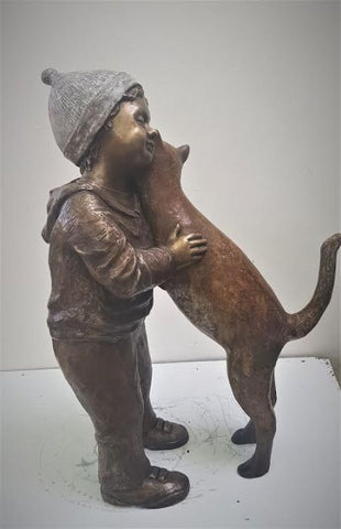 אלישבע צבר | Elisheva Zabar, bronze statue, H. 50 cm