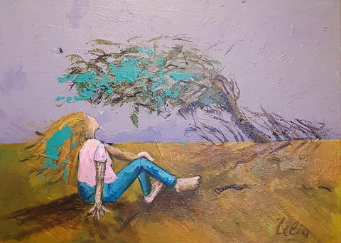 סליה סדקוביץ  | Celia Sadkovich -  Acrylic  on canvas,  50 by 70 cm