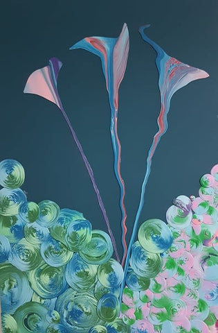 אדוארד אלמשי | Eduard Almashe, collage, solid color, superacrylic on wood, 55 by 45 cm