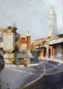 מוטי שובל | Motti Shoval, Oil on canvas, 70 by 50 cm