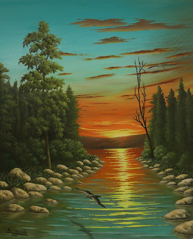 אבי קסוטו | Avi Cassouto, Oil on canvas, 100 by 80 cm