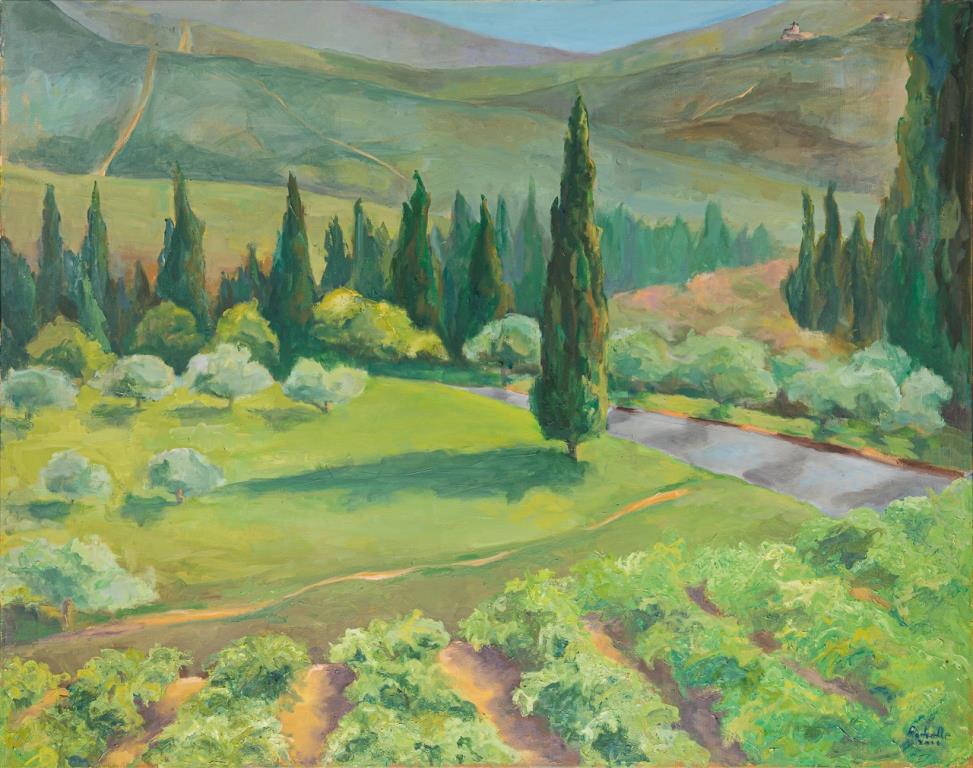 Rachelle Goldreich, oil on canvas, 50 by 100 cm