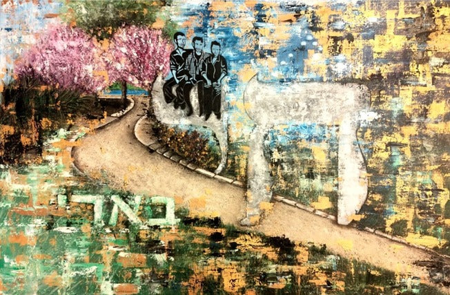 ג'ואנה טייב | Johanna Taieb, Oil on canvas, 60 by 90 cm