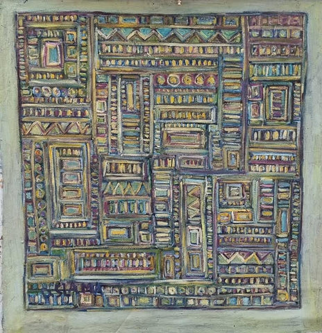 דנה סלמה | Slama Dana, Oil on canvas unstretched, 106 by 120 cm