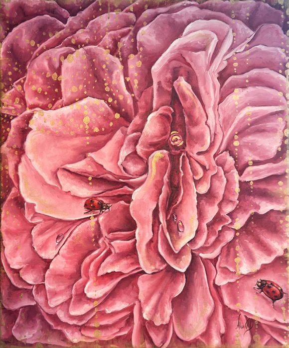 אליסה צ׳רקון דרוקמן  | Alisa Cherkun Drukman, Oil on canvas, 60 by 50 cm