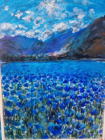 מאיר גליק |  Meir Glick, Acrylic on canvas, 80 by 60 cm