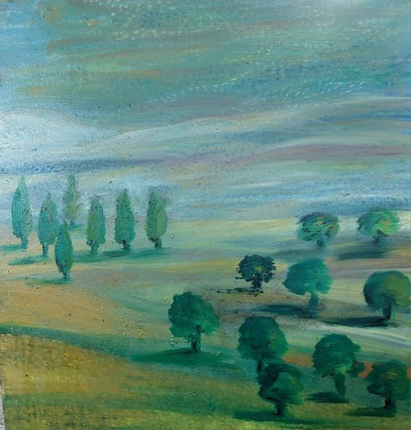 דליה לביא | Dalia Lavi, oil on canvas, 110 by 110 cm
