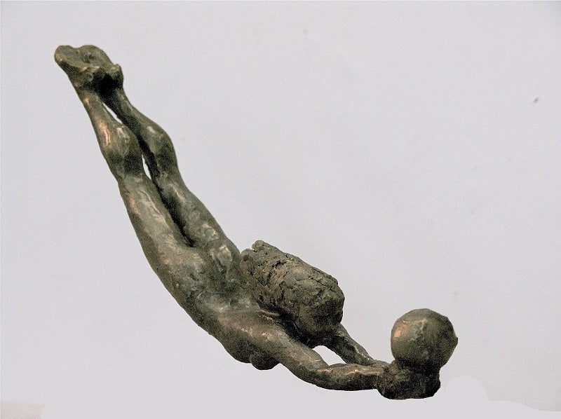 דניאל בהריר | Daniel Baharier,  Bronze statue, H. 17 cm