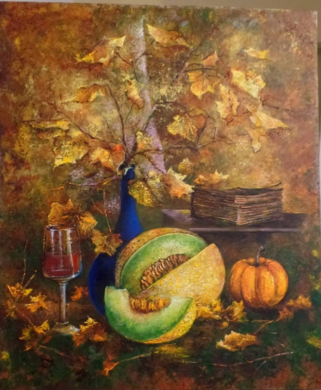אולגה קושניר | Olga Kushnir, Oil on canvas, 60 by 50  cm