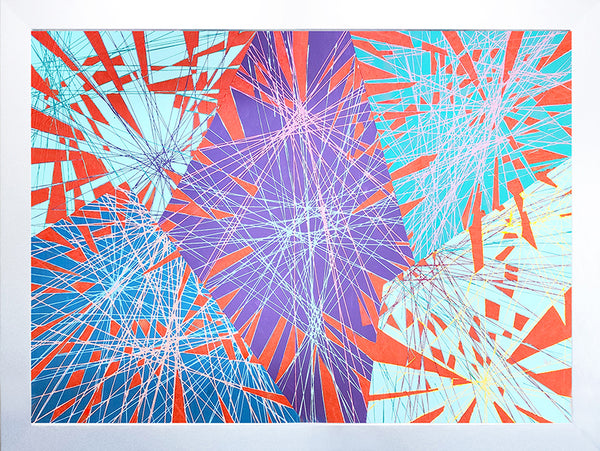 אדוארד אלמשי | Eduard Almashe, Supercrawl on canvas 72 by 98 cm