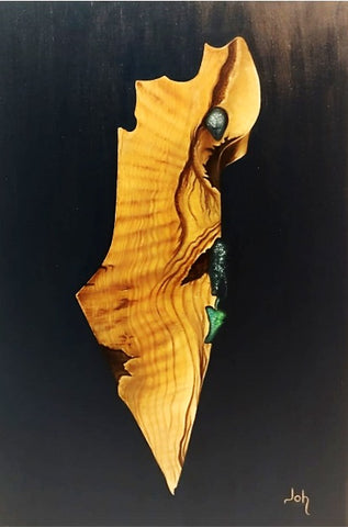 ג'ואנה טייב | Johanna Taieb, Oil on canvas, 70 by 50 cm
