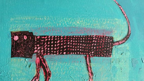 אורנה אוריין | Orna Oryan, Pastel, industrial oil paint, on canvas, 39.5 by 60 cm