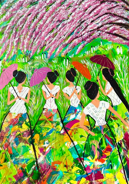 אורית שמחוני | Orit Simchoni,  acrylic  on canvas,  70 by 50 cm