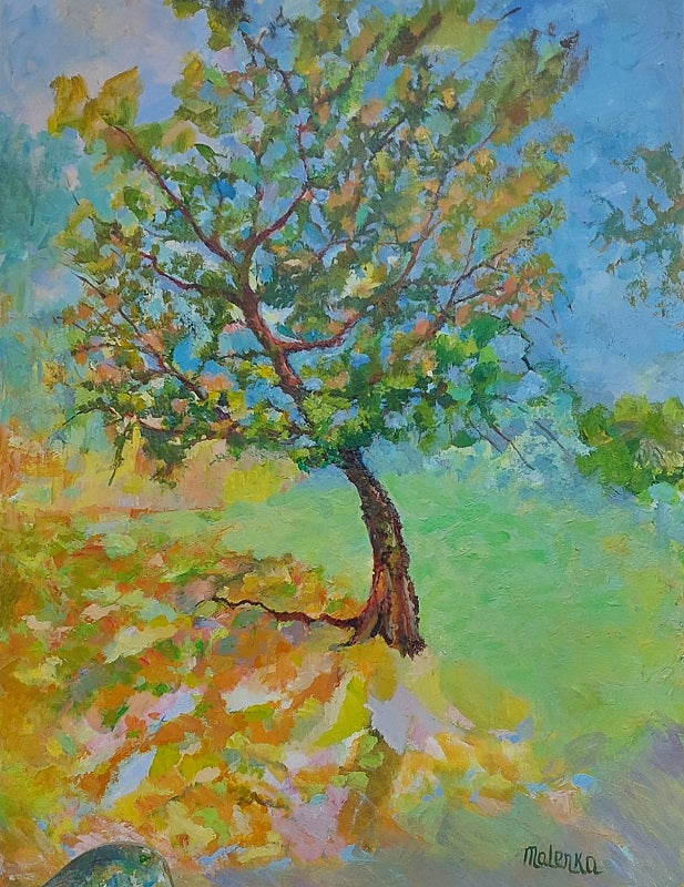 ילנה מקונוביטסקי |  Elena Makonovitsky, Acrylic on canvas 80 by 60 cm