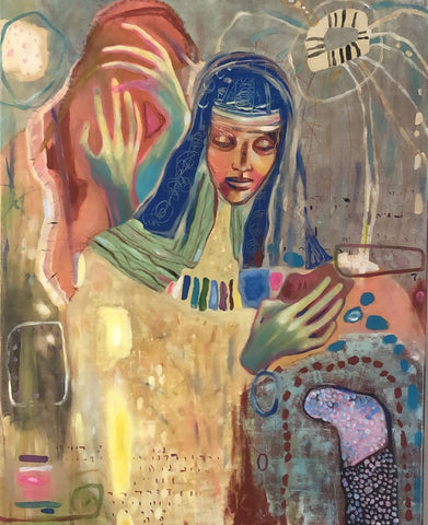 אודליה ווליבוביץ | Odelia Volyvovitch, Acrylic on canvas, 80 by 100 cm