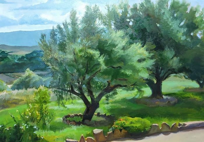 בלה מריאין  | Bella Meriin, Oil on canvas, 70 by 100 cm