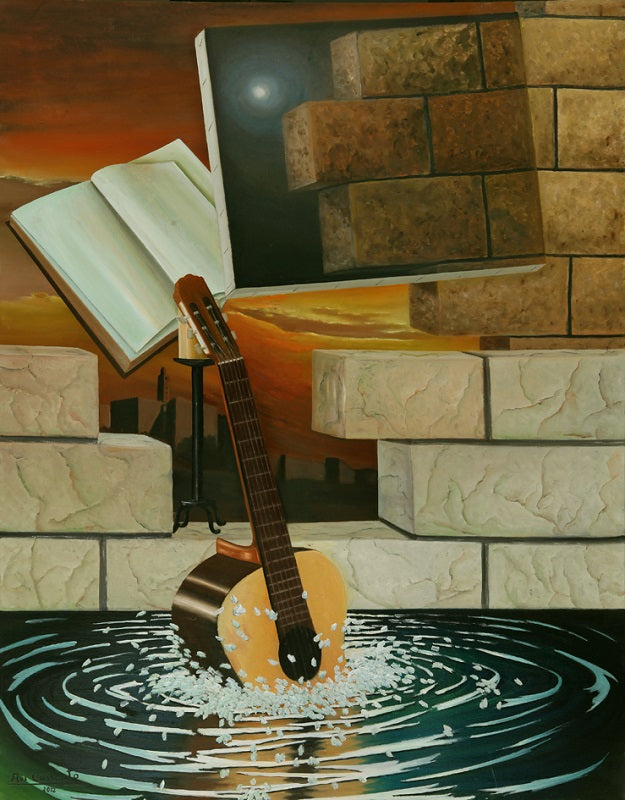 אבי קסוטו | Avi Cassouto, Oil on canvas, 130 by 100 cm