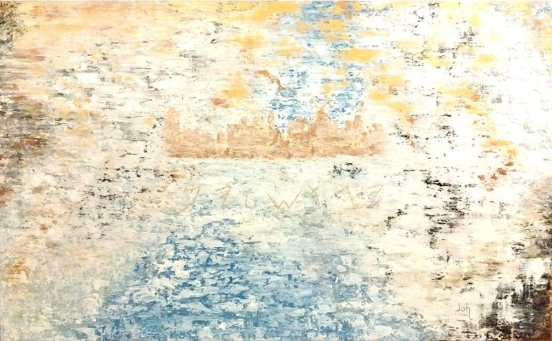 ג'ואנה טייב | Johanna Taieb, Oil on canvas, 80 by 130 cm