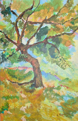 ילנה מקונוביטסקי |  Elena Makonovitsky, Acrylic on canvas, 60 by 40 cm