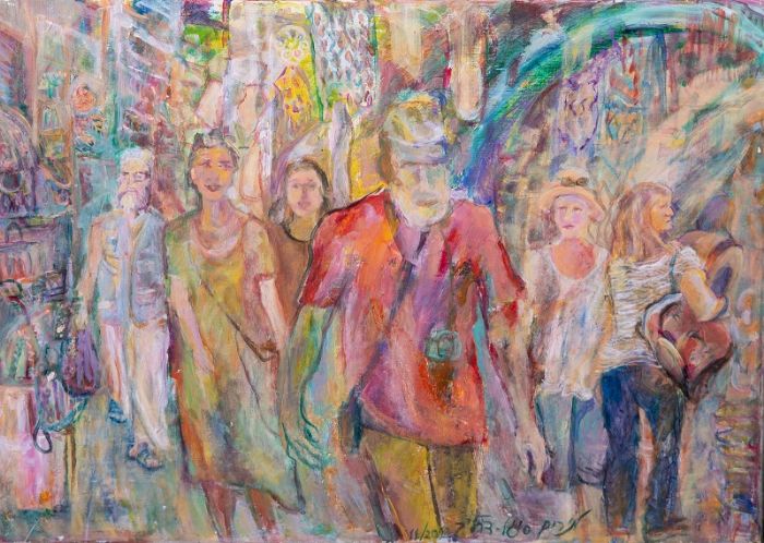 מרים סיגל- דרליך  | Miriam Sigal- Derlich, Acrylic on canvas, 50 by 70 cm