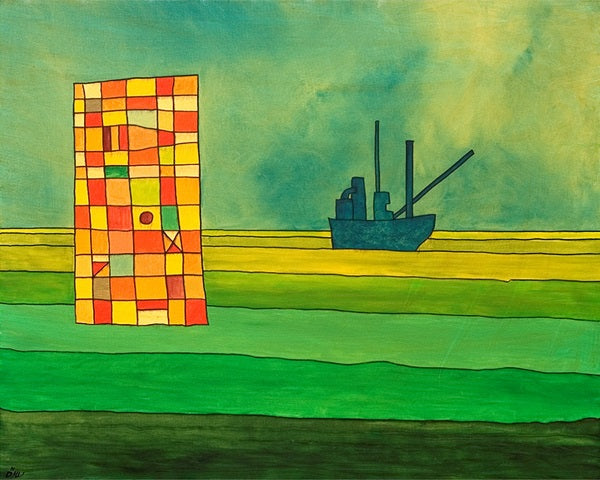 Shmuel Weiss - oil  on canvas,  80 by 100 cm