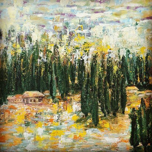 Dalia Lavi, oil on canvas, 100 by 120 cm