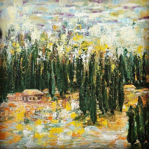 Dalia Lavi, oil on canvas, 100 by 120 cm