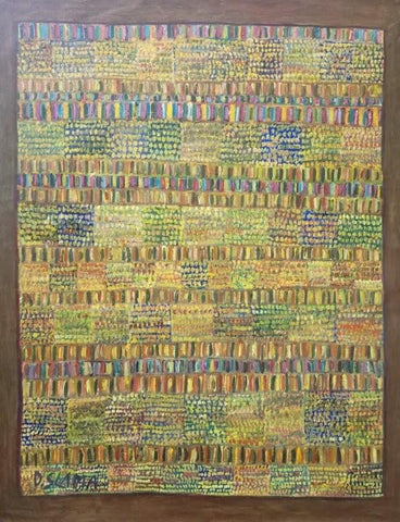 דנה סלמה | Slama Dana, Oil on canvas unstretched, 133 by 106 cm