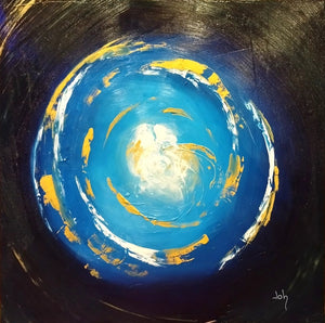 ג'ואנה טייב | Johanna Taieb, Oil on canvas, 57 by 57 cm