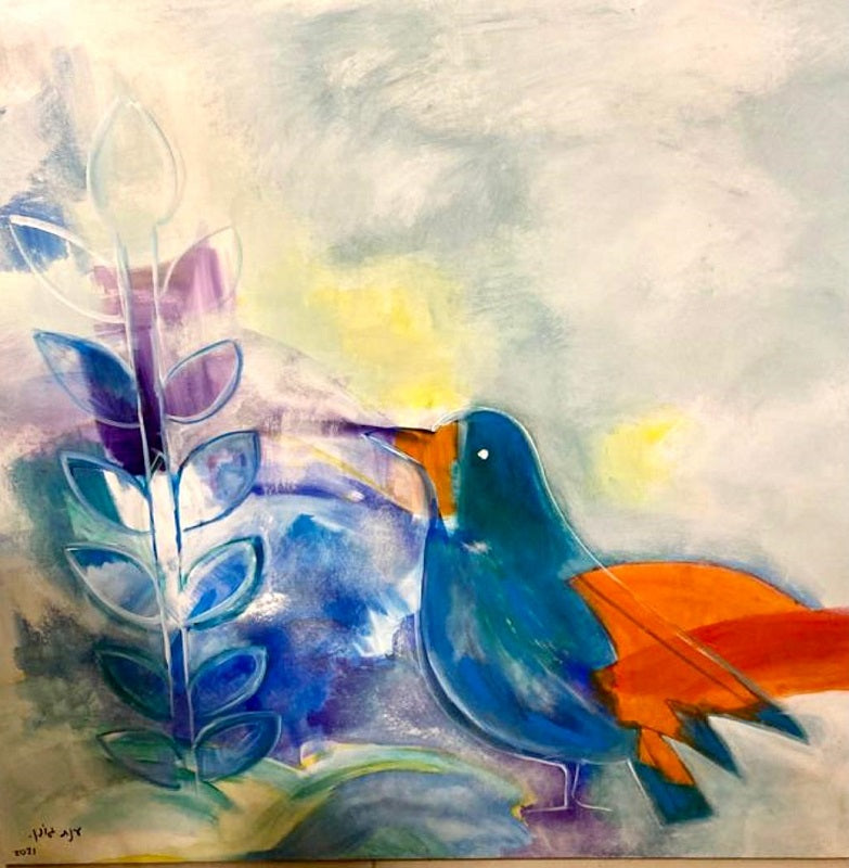 ענת תרשיש גונן | Anat Tarshish Gonen - Acrilyc on canvas, 100 by 100 cm