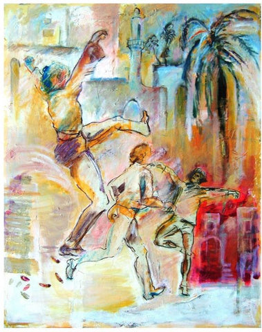 מרים סיגל- דרליך  | Miriam Sigal- Derlich, Acrylic on canvas, 90 by 70 cm