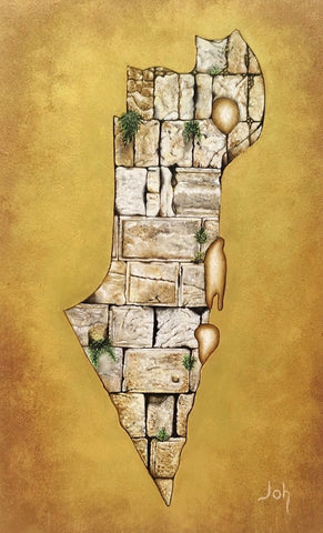 ג'ואנה טייב | Johanna Taieb, Oil on canvas,50 by 30 cm