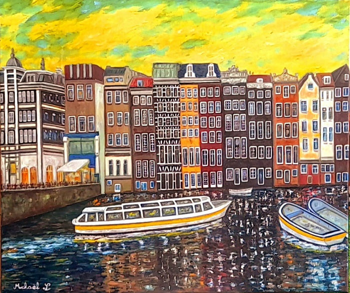 Michael Le Lann, oil on canvas, 60 by 70 cm