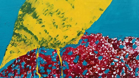 אורנה אוריין | Orna Oryan, Acrylic and oil on canvas, 60 by 80 cm