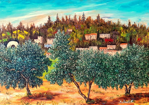 מיכאל לולאן | Michael Le Lann, oil on canvas,  50 by 70 cm