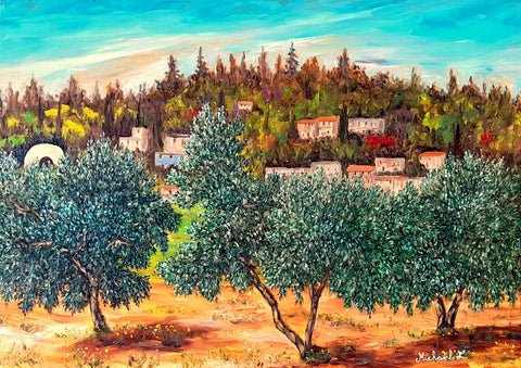 מיכאל לולאן | Michael Le Lann, oil on canvas,  50 by 70 cm