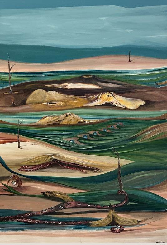 שני שטלריד | Shani Shtalryd, Acrilyc on canvas, 100 by 70 cm