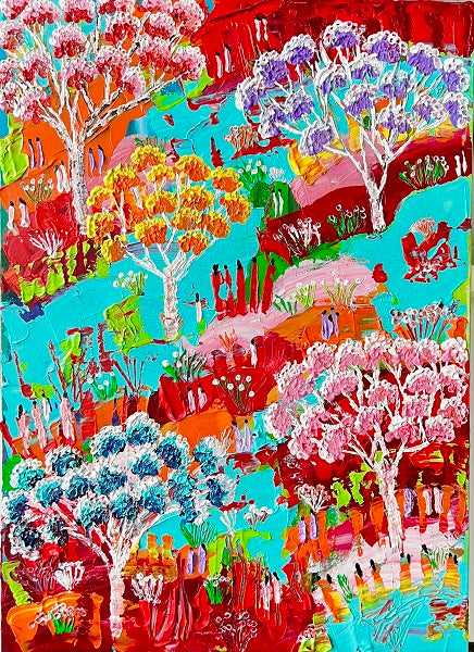 Orit Simchoni - Acrylic  on canvas,  80 by 60 cm
