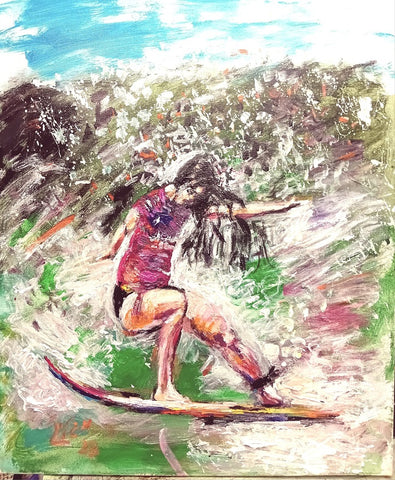 מאיר גליק |  Meir Glick, Acrylic on canvas, 60 by 50 cm