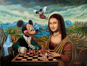 לאדה לפידוס | Lada Lapidus, Oil  on canvas, 100 by 100 cm