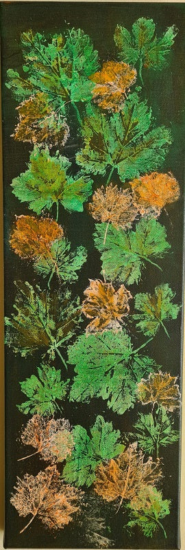 שרה ברין | Sarah Brin, Acrylic on canvas, 60 by 20 cm